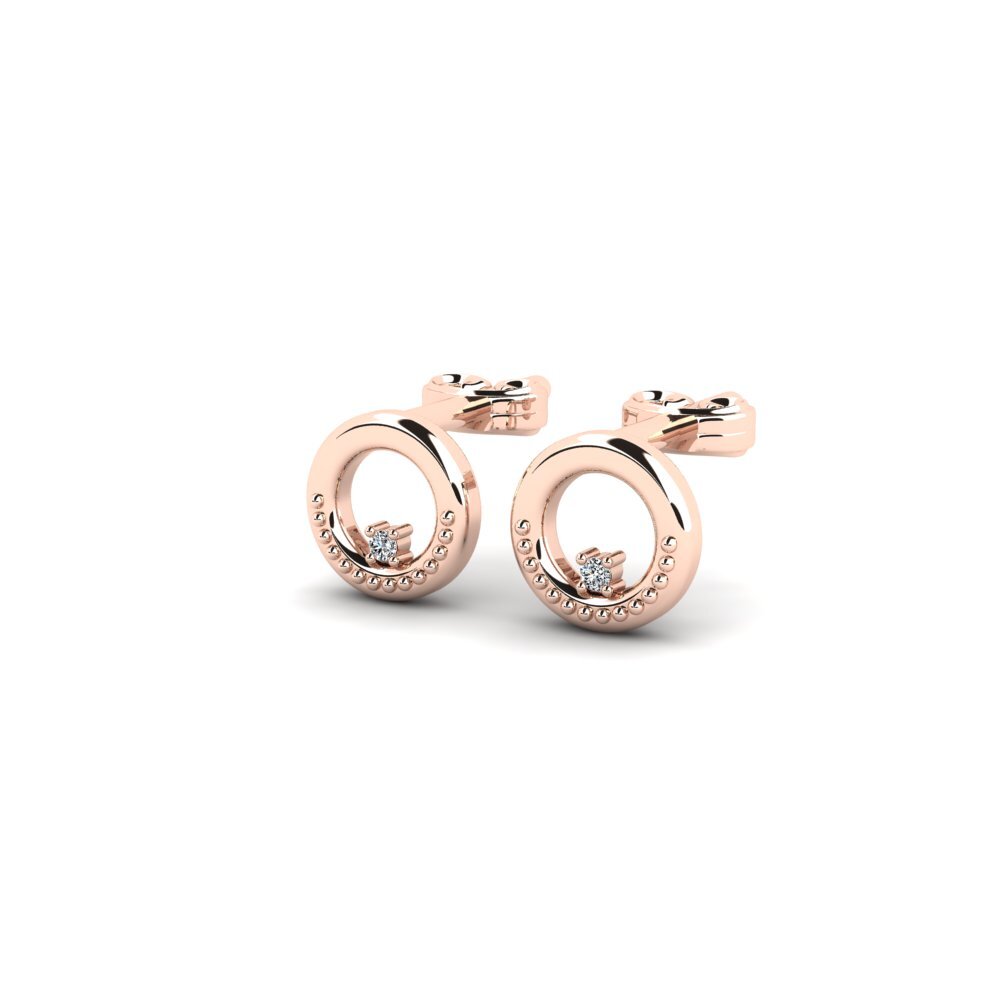 9k Oro Rosa Pendiente para Niño Sacre