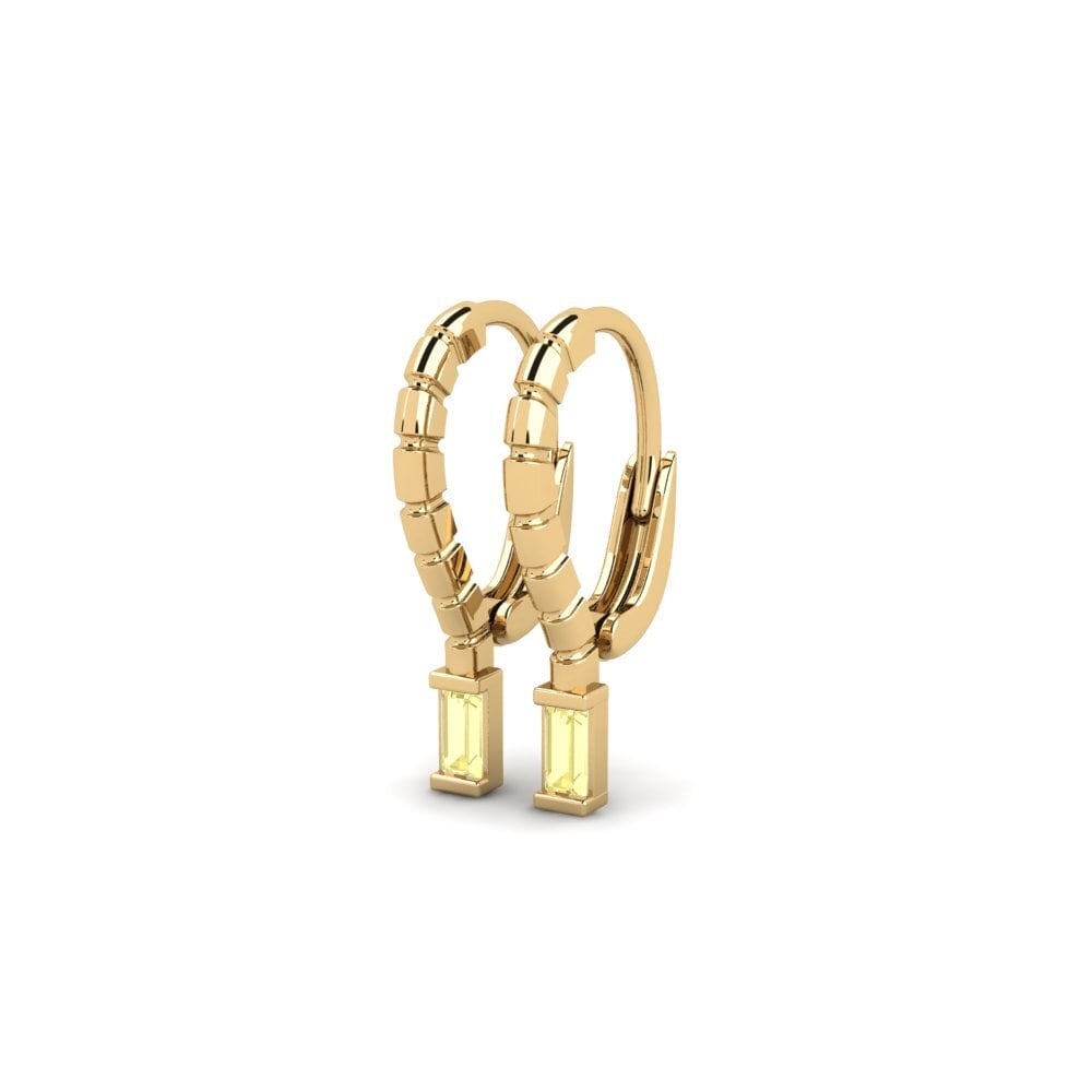 Yellow Sapphire Women's Earring Gournia