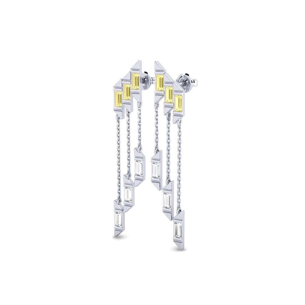 Yellow Sapphire Women's Earring Granoso