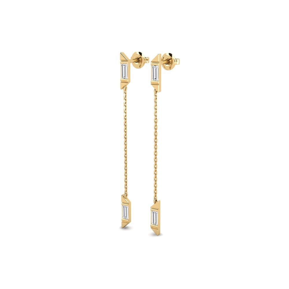 14k Yellow Gold Women's Earring Humana