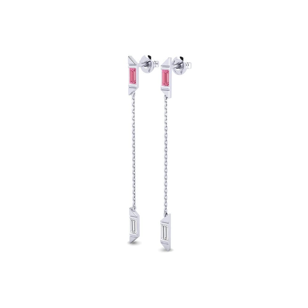 Pink Sapphire Women's Earring Humana