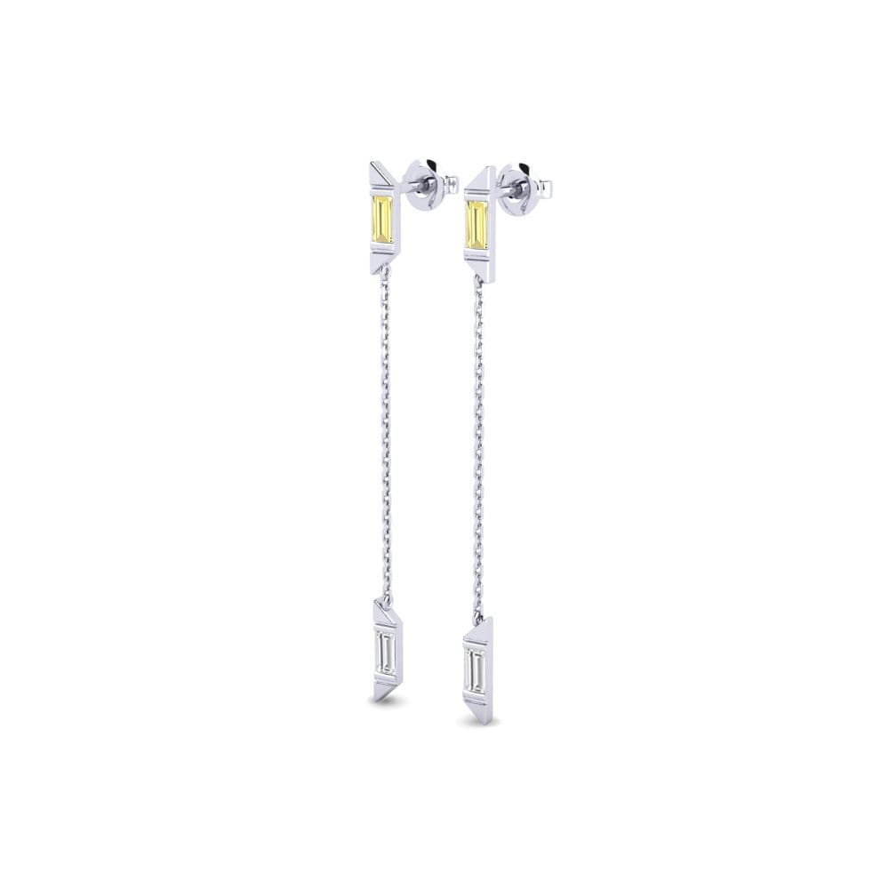 Yellow Sapphire Women's Earring Humana