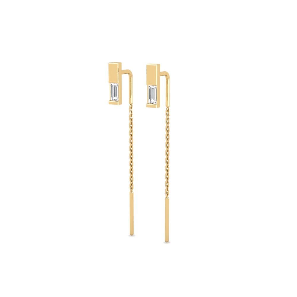 14k Yellow Gold Women's Earring Jalisco