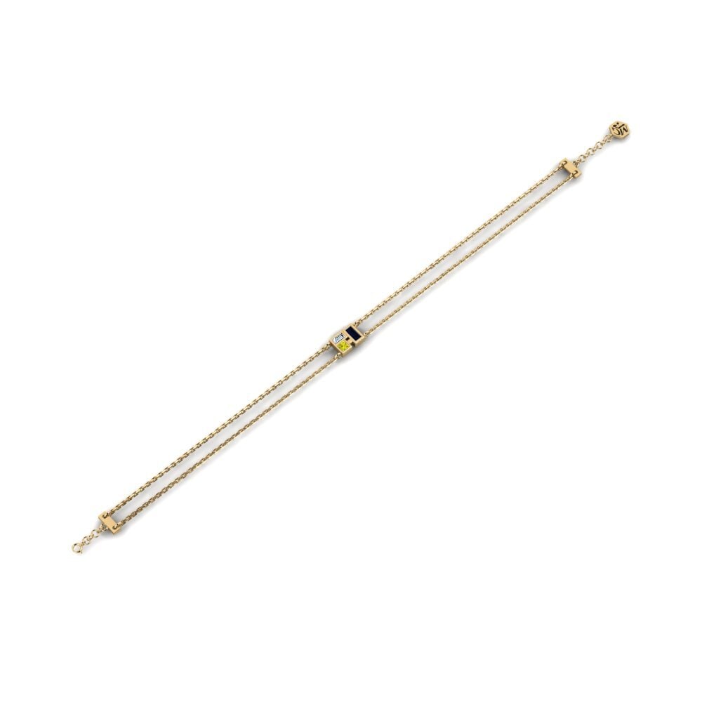 Diamante Amarillo Pulsera de Mujer Karibib