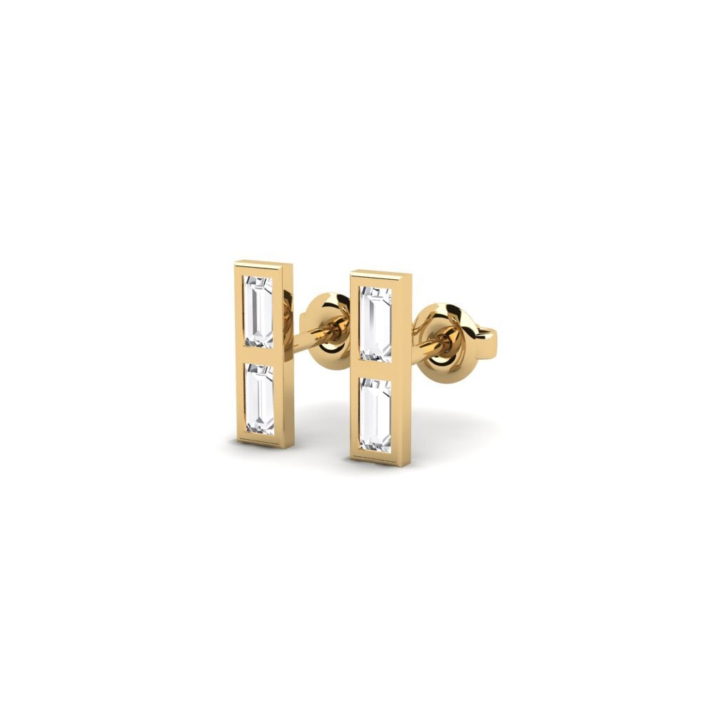 14k Oro Amarillo Pendiente de mujer Khahla