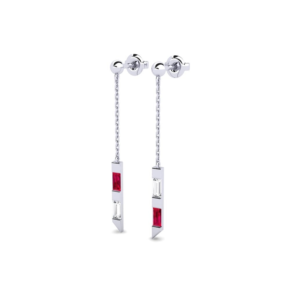 Ruby Women's Earring Lignes