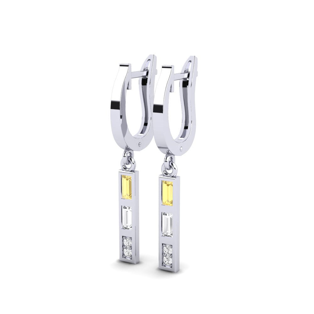 Yellow Sapphire Women's Earring Lilja
