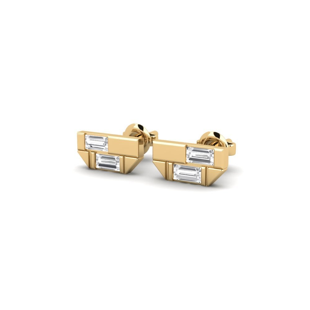 14k Oro Amarillo Pendiente de mujer Loremipsum