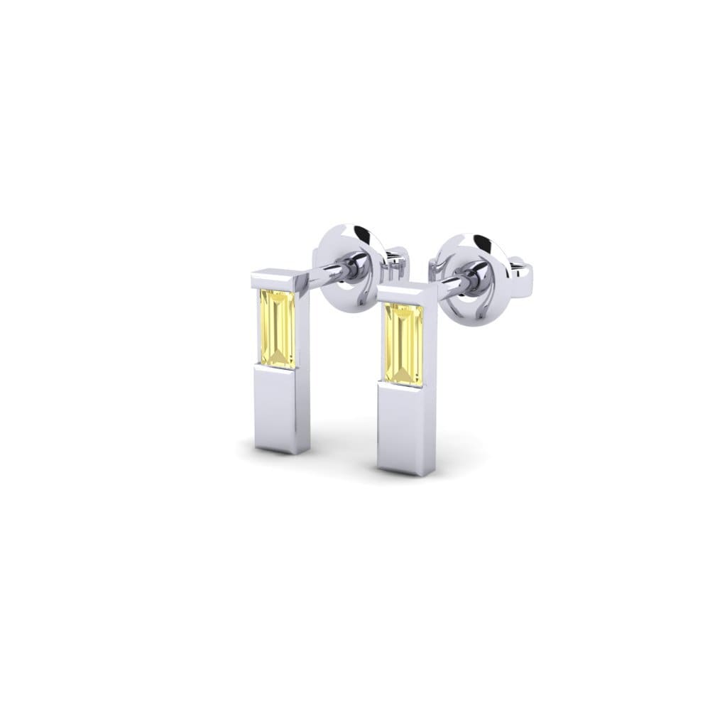 Yellow Sapphire Women's Earring Lutimbe