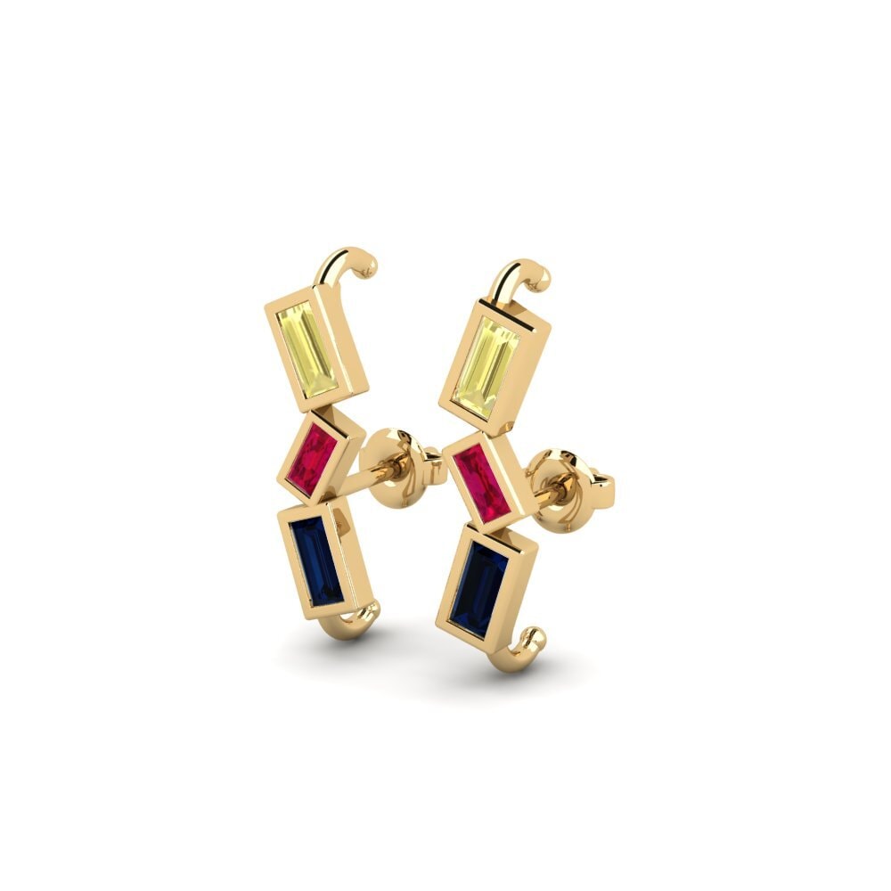 Yellow Sapphire Women's Earring Marsaskala