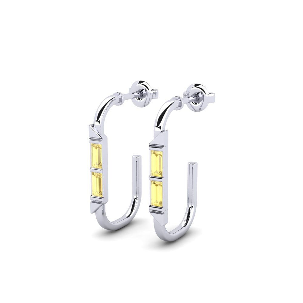 Yellow Sapphire Women's Earring Nimmit