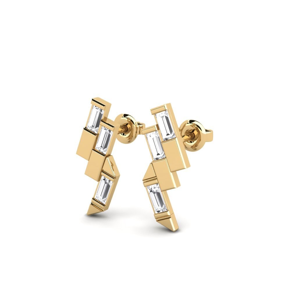 14k Oro Amarillo Pendiente de mujer Oaxaca