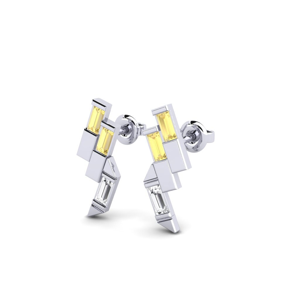 Yellow Sapphire Women's Earring Oaxaca