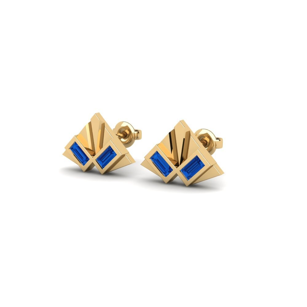 sapphire-zirconia Women's ต่างหู Publishing