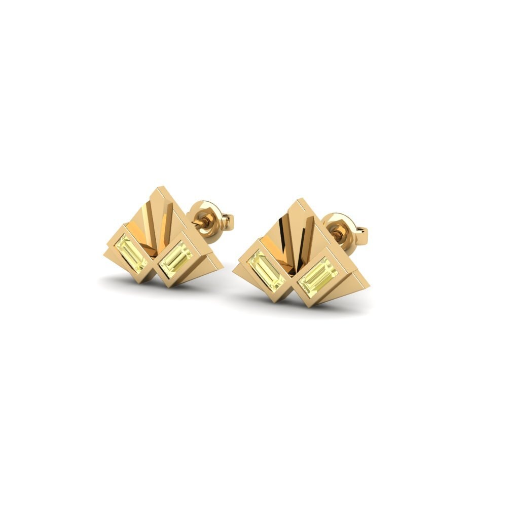 Yellow Sapphire Women's Earring Publishing