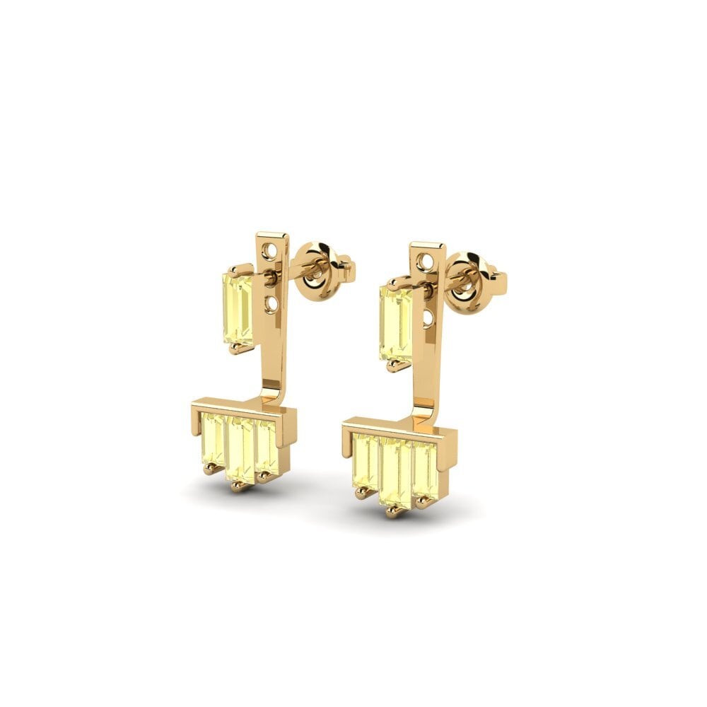 Yellow Sapphire Women's Earring Automation