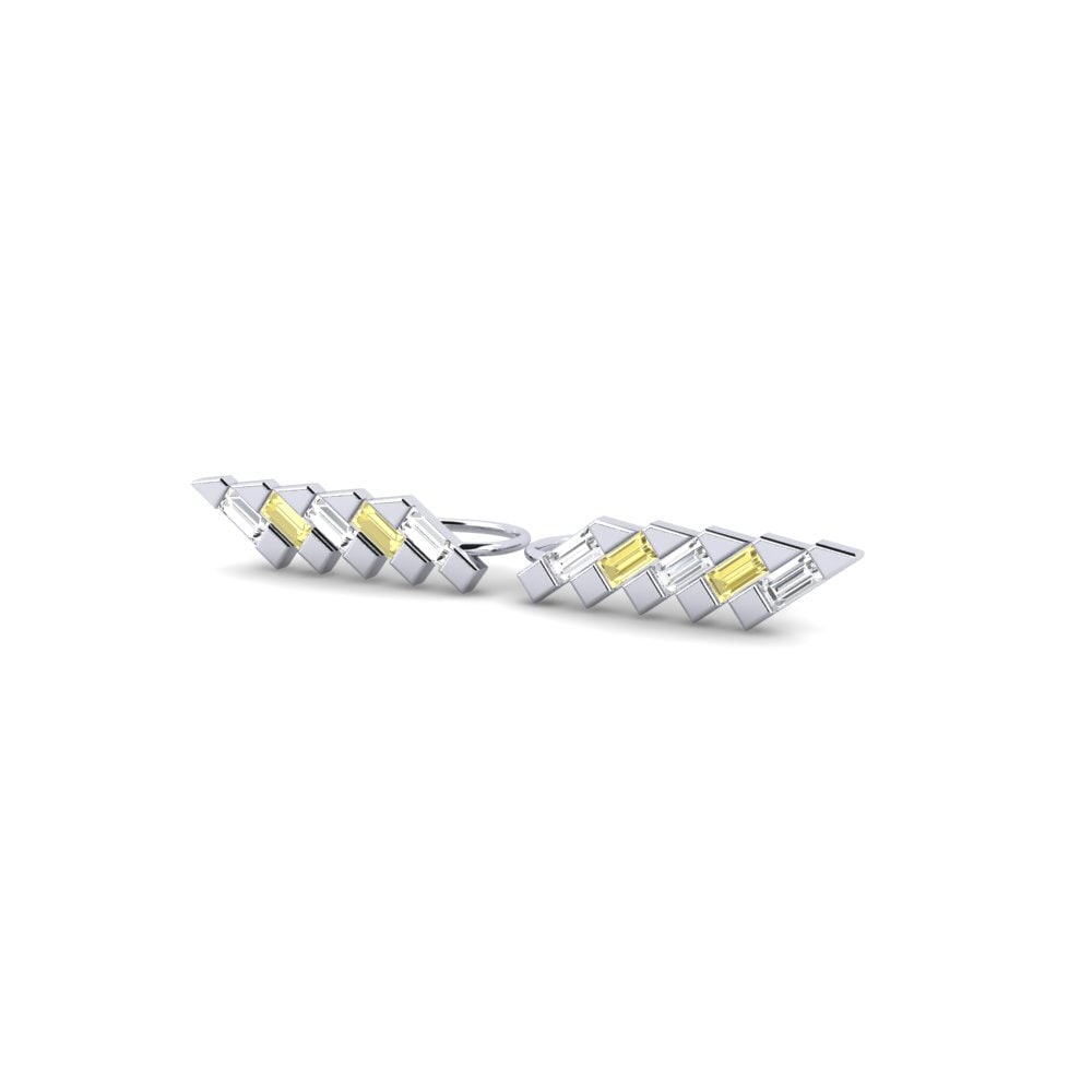 Yellow Sapphire Women's Earring Bokamoso