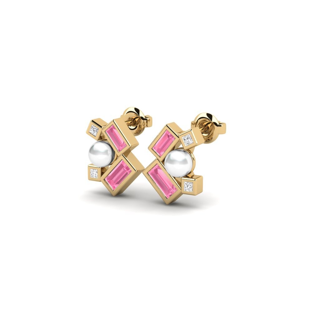 Pink Sapphire Women's Earring Chitipa