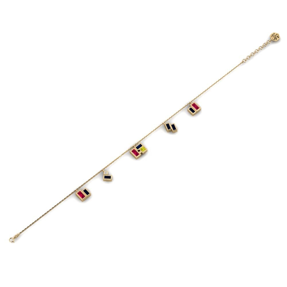 Diamante Amarillo Pulsera de Mujer Harbel