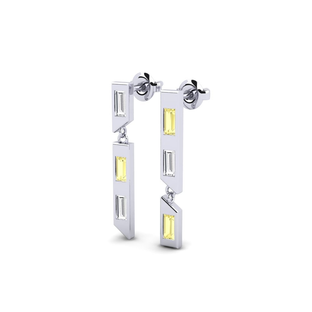 Yellow Sapphire Women's Earring Ikamva