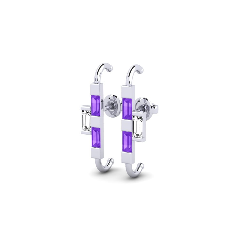 Amethyst Women's Earring Layiniw