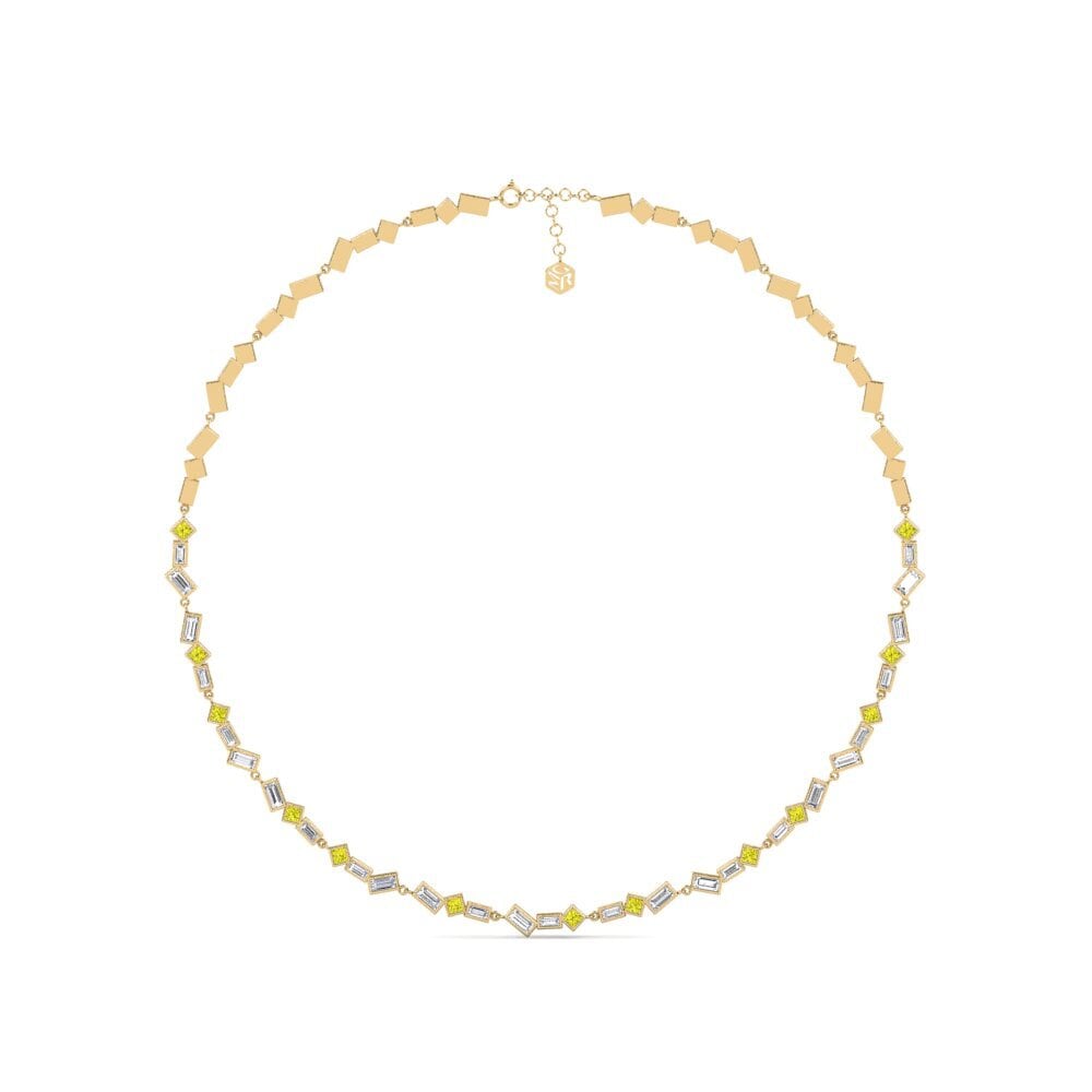 Diamante Amarillo Collar Machinga