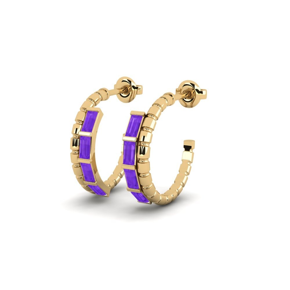 Ametista Brincos Feminino Melaena