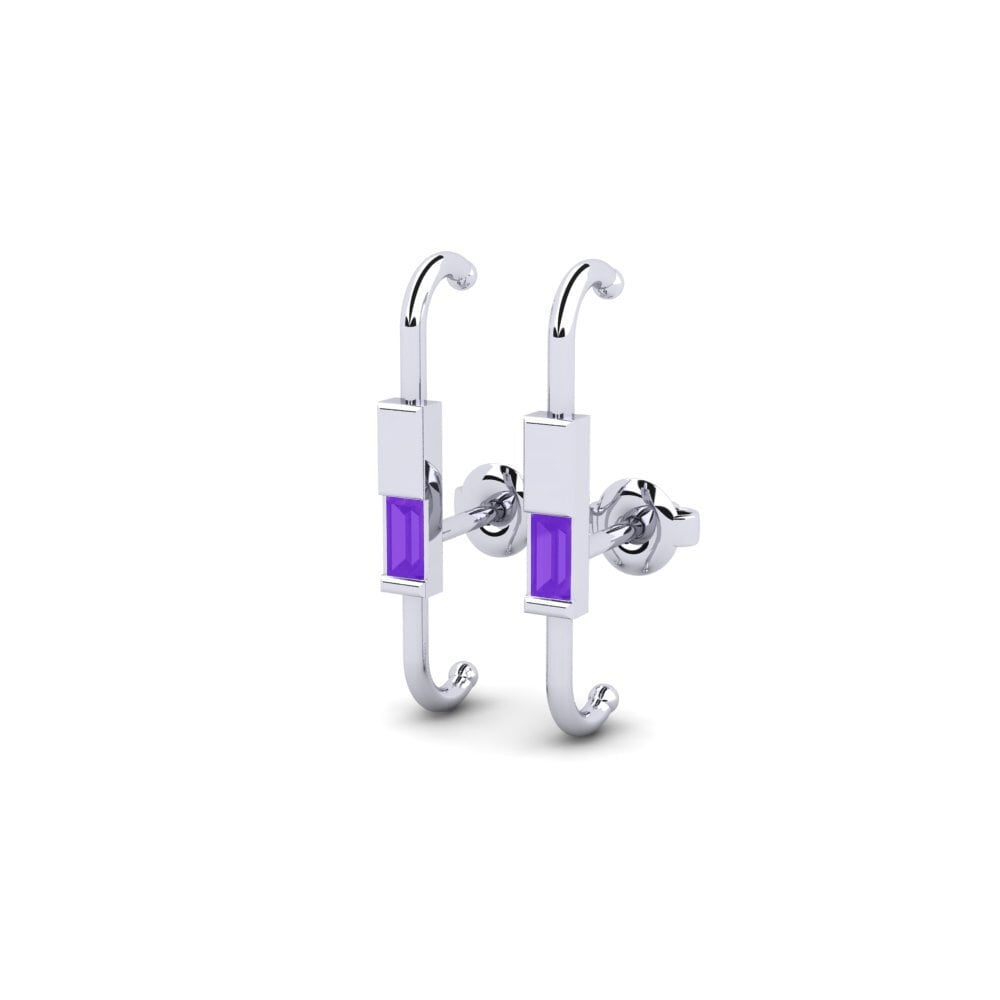Amethyst Women's Earring Shmoops
