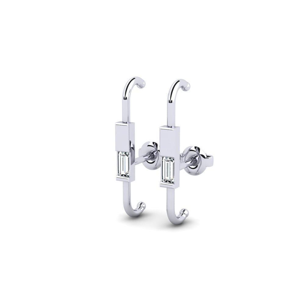 diamond-zirconia Women's ต่างหู Shmoops