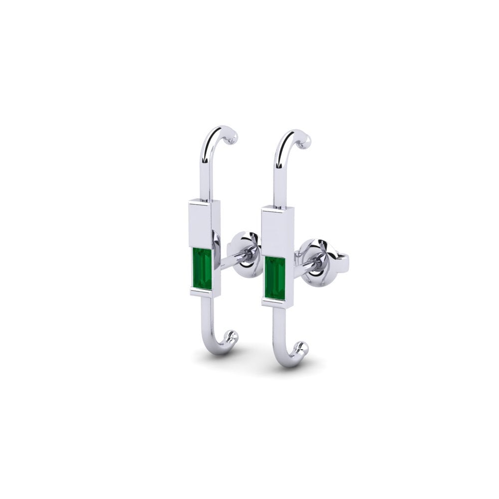 Green Zirconia Women's Earring Shmoops