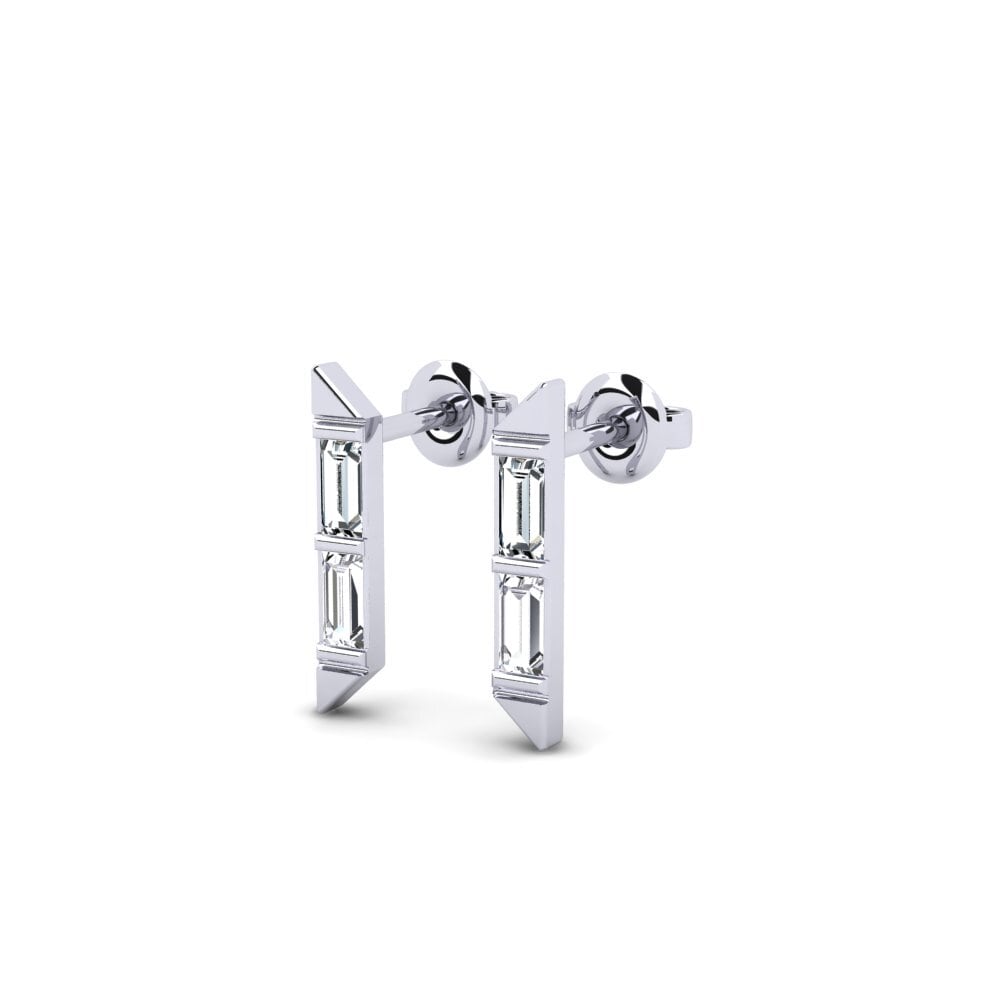 diamond-zirconia Women's ต่างหู Slavik