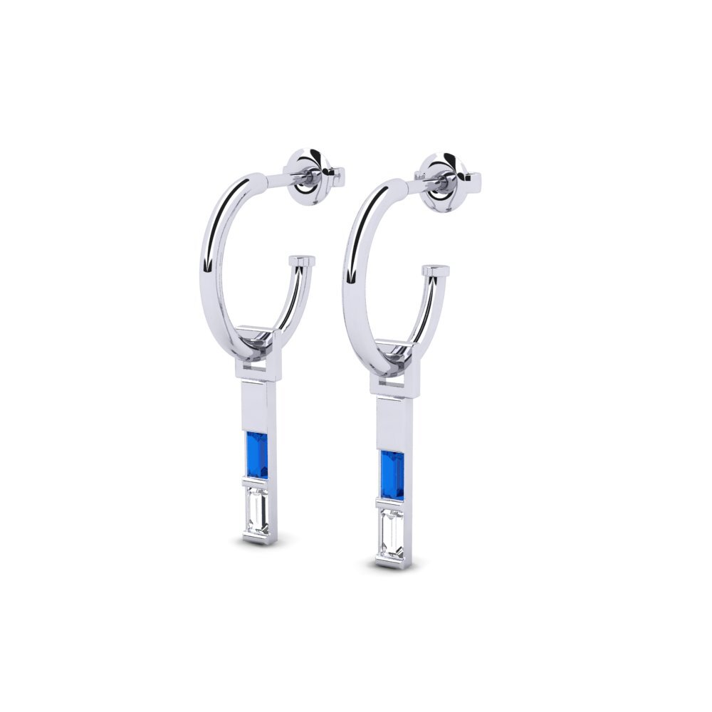 sapphire-zirconia Women's ต่างหู Spanky