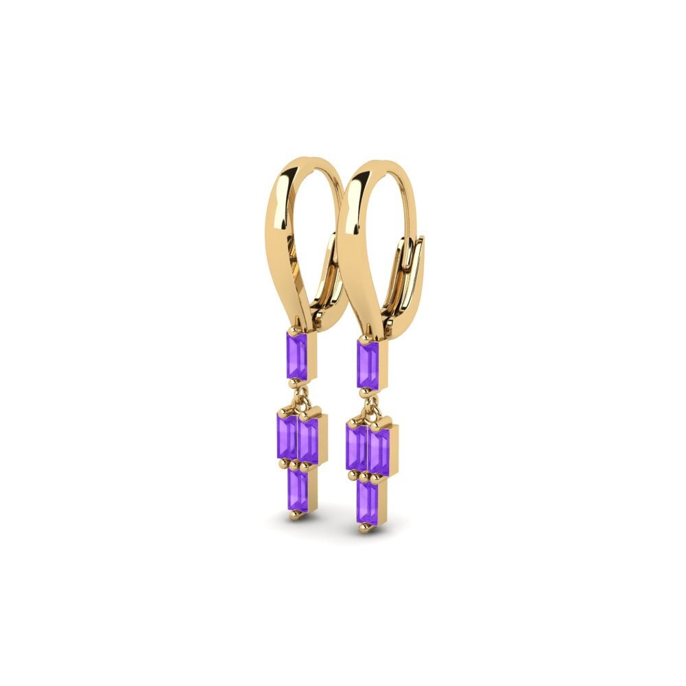 Ametista Brincos Feminino Specifiable