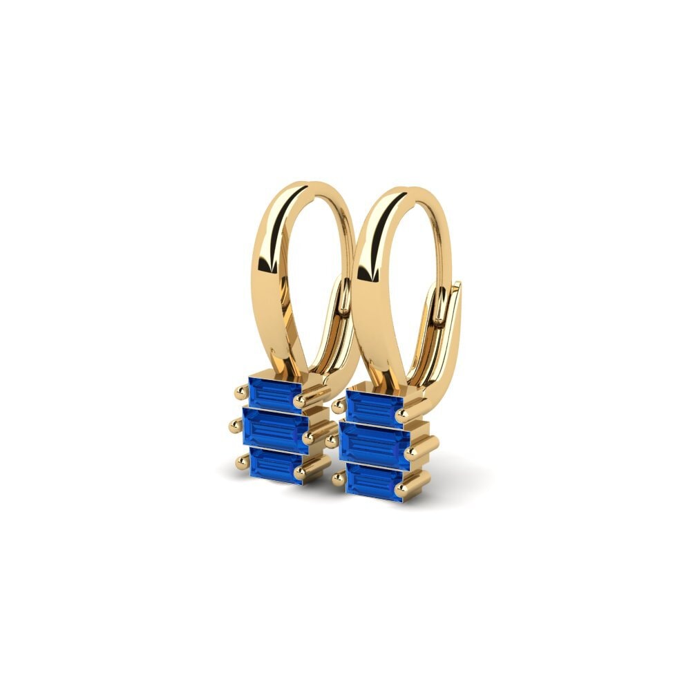 sapphire-zirconia Women's ต่างหู Sufficient
