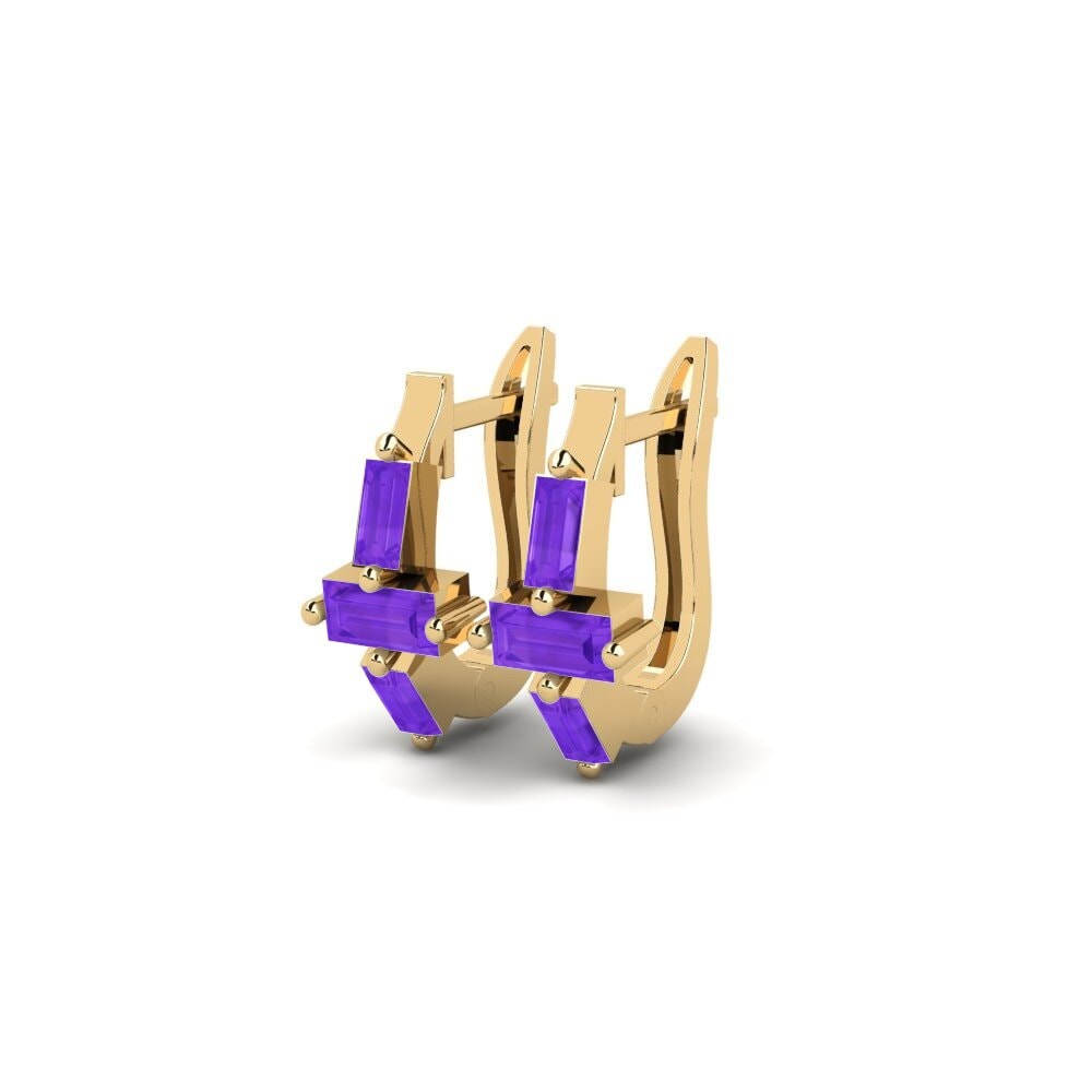 Ametista Brincos Feminino Sufficiently