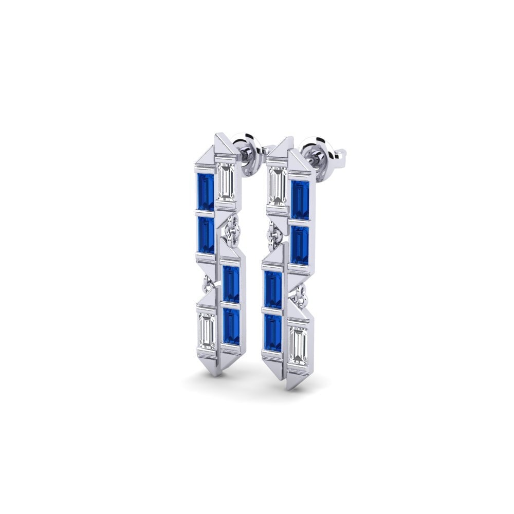 sapphire-zirconia Women's ต่างหู Tooti