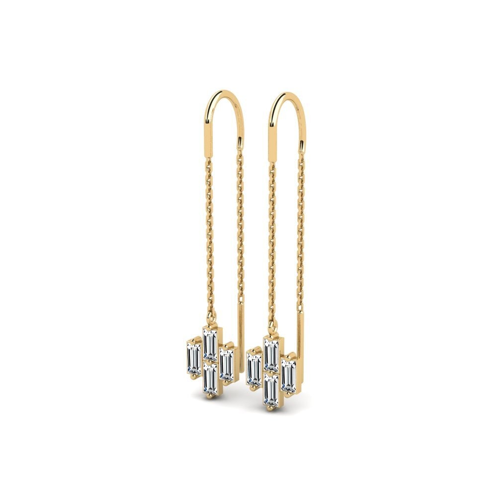 diamond-zirconia Women's ต่างหู Voluntarily