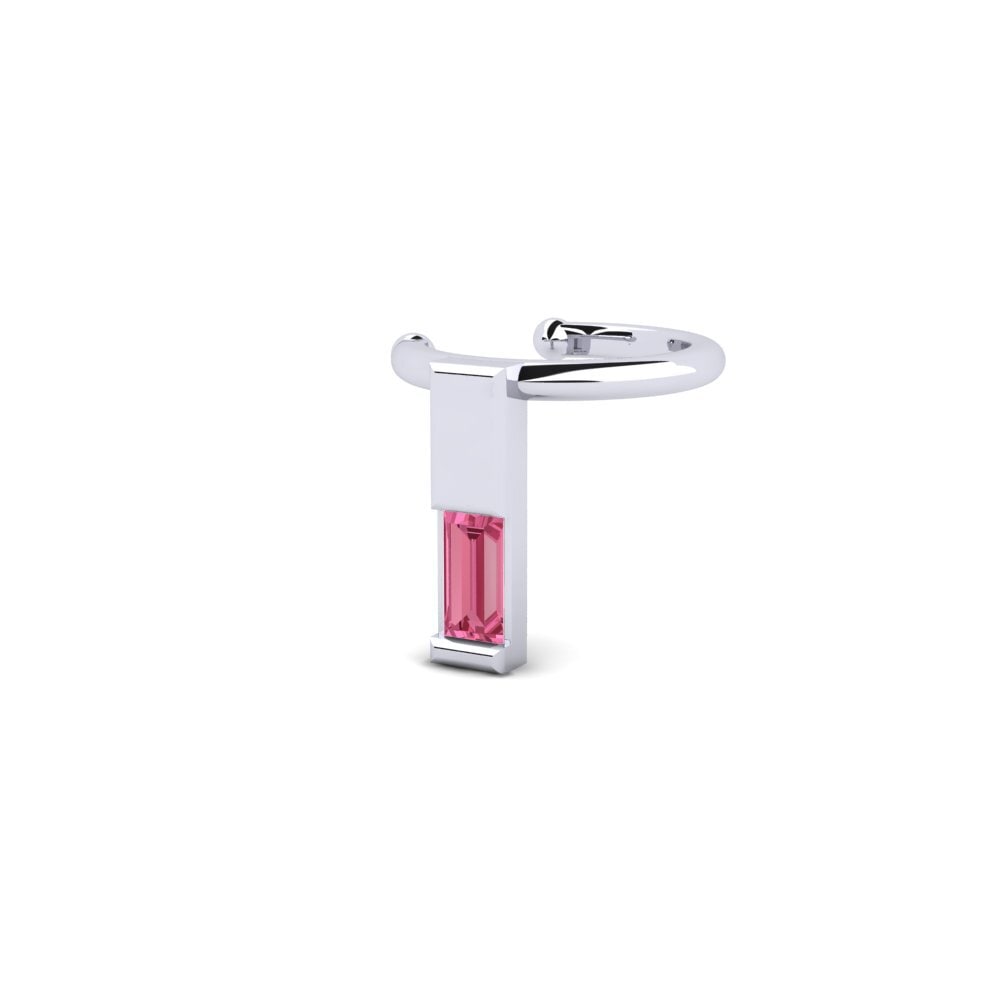 Safira Rosa Brincos Feminino Wuggles