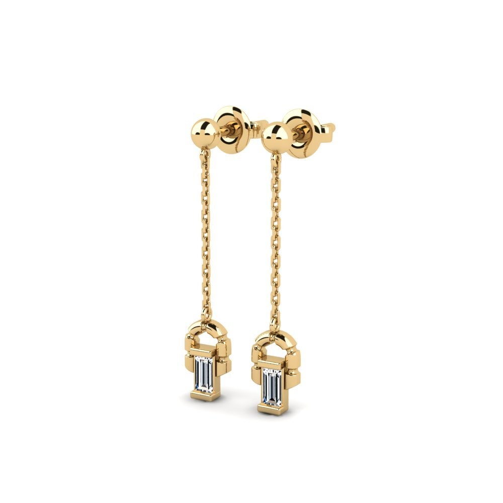 diamond-zirconia Women's ต่างหู Pitane