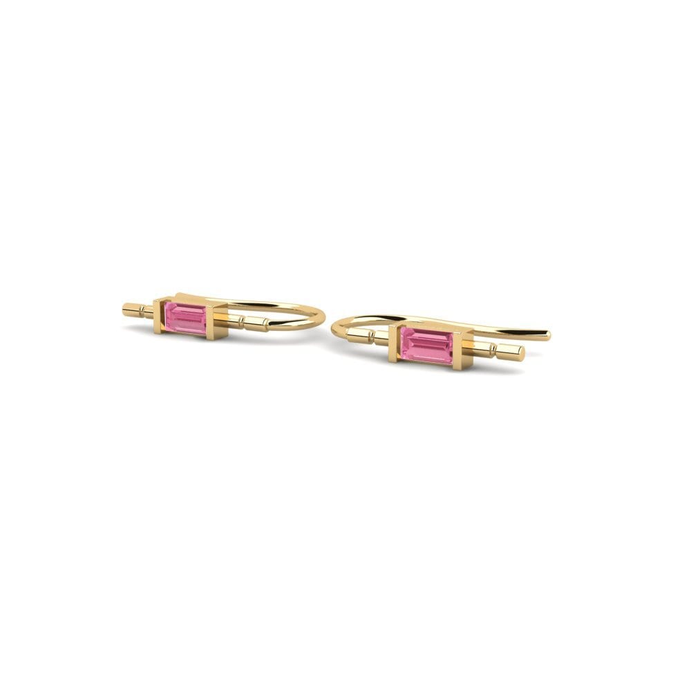 Saphir Rose Boucle d'oreille femme Restonica