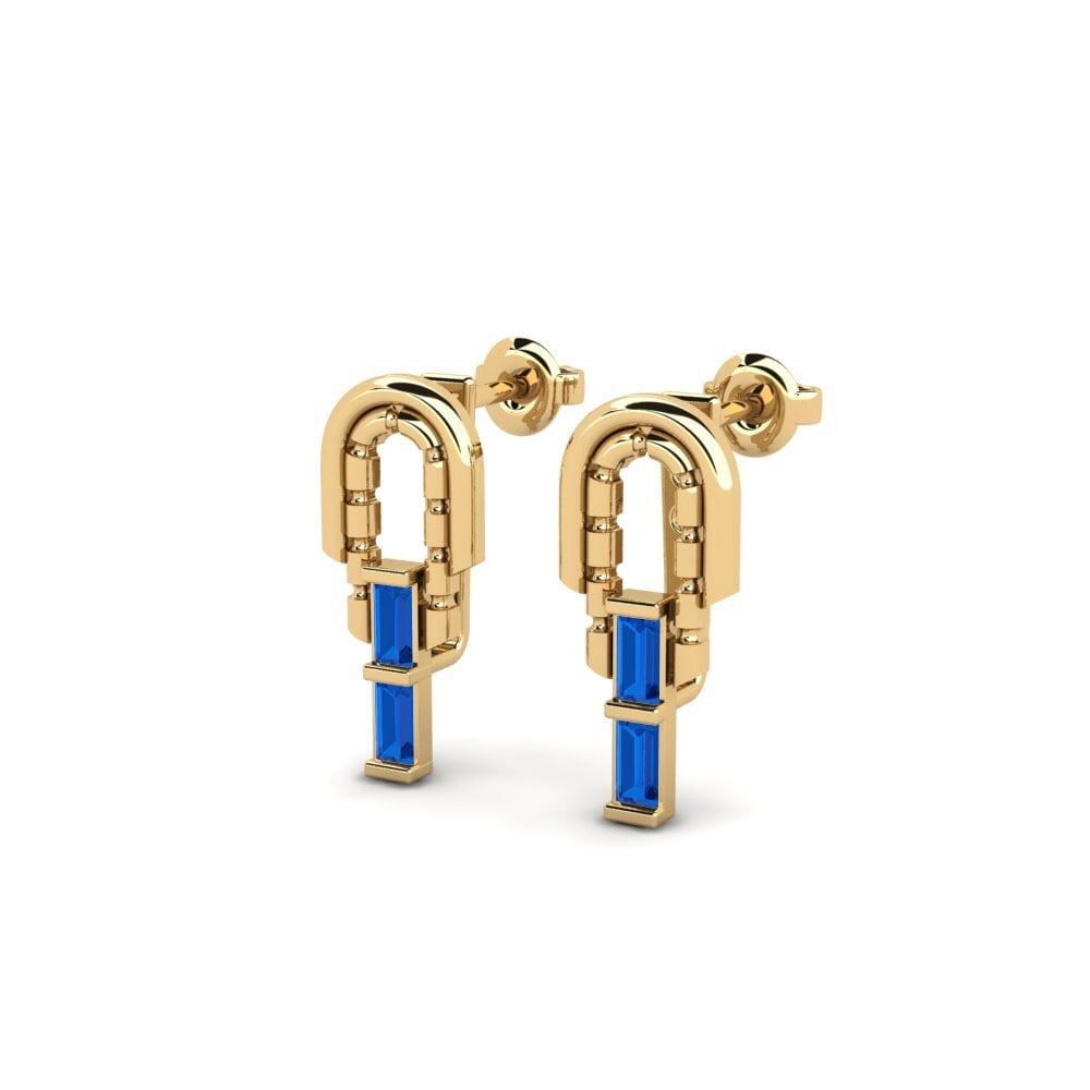 sapphire-zirconia Women's ต่างหู Retourne