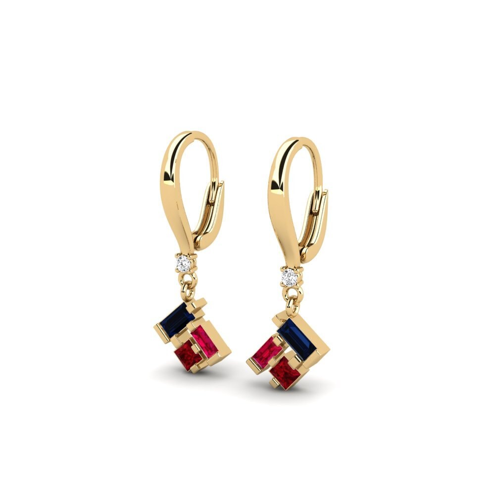 Ruby Women's Earring Riaria