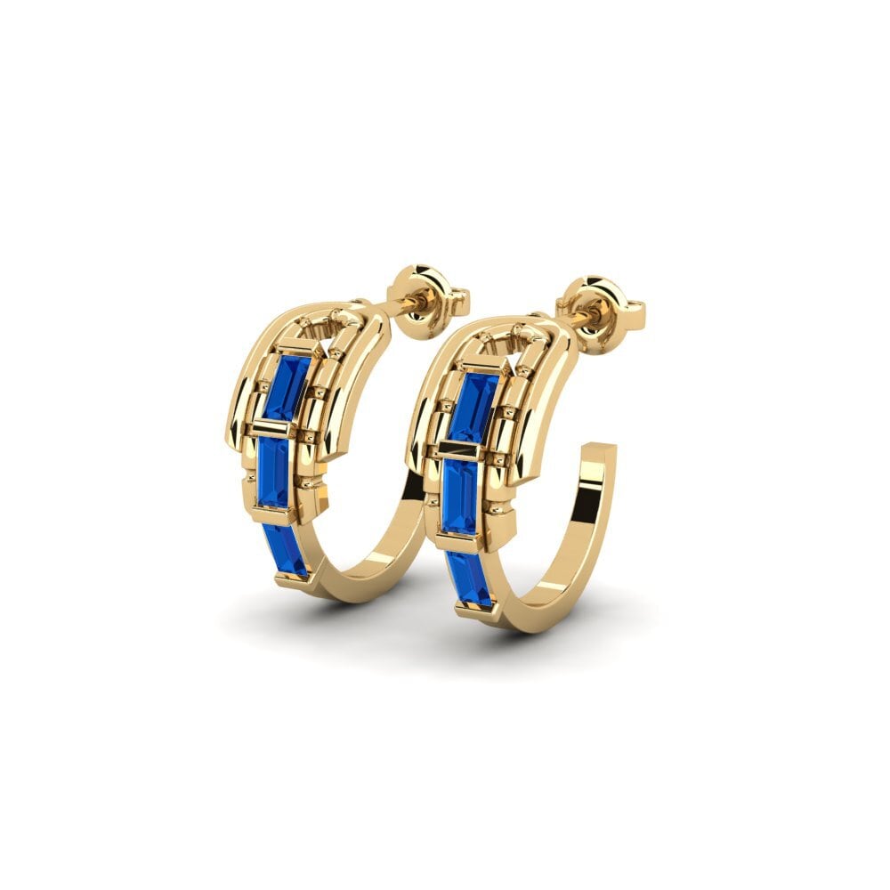 sapphire-zirconia Women's ต่างหู Salysos