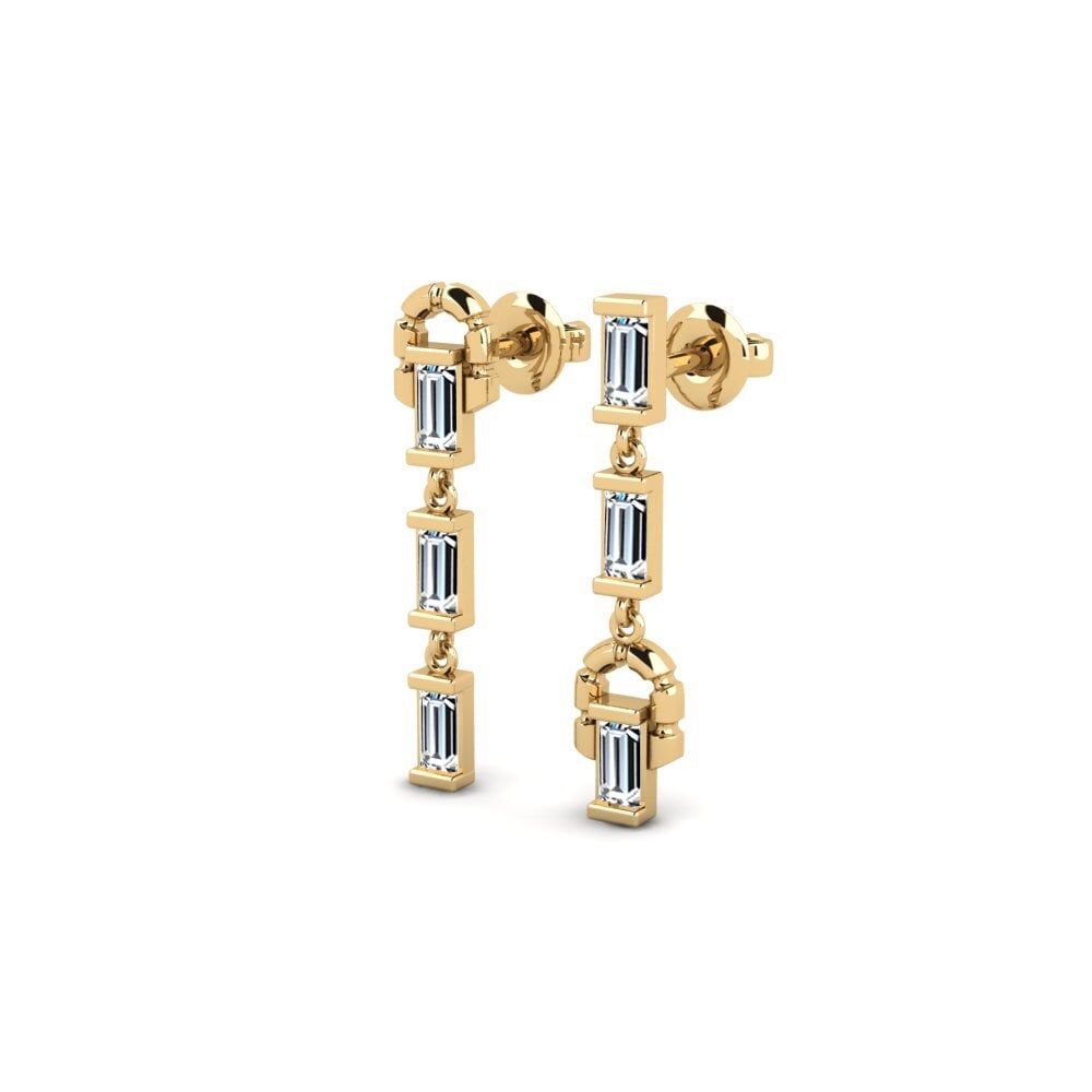 diamond-zirconia Women's ต่างหู Semouse