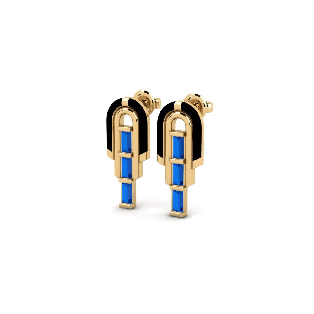 sapphire-zirconia Women's ต่างหู Seugne - A