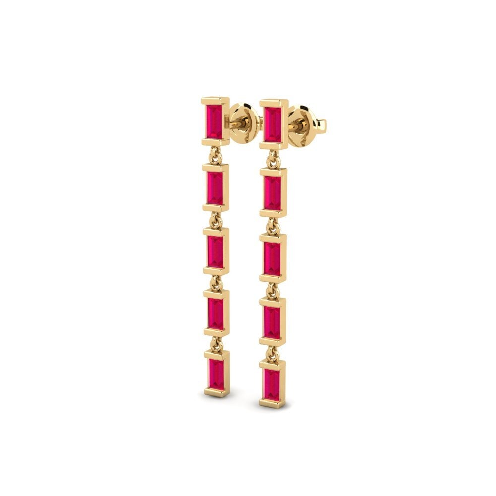 Ruby Women's Earring Seugne - B
