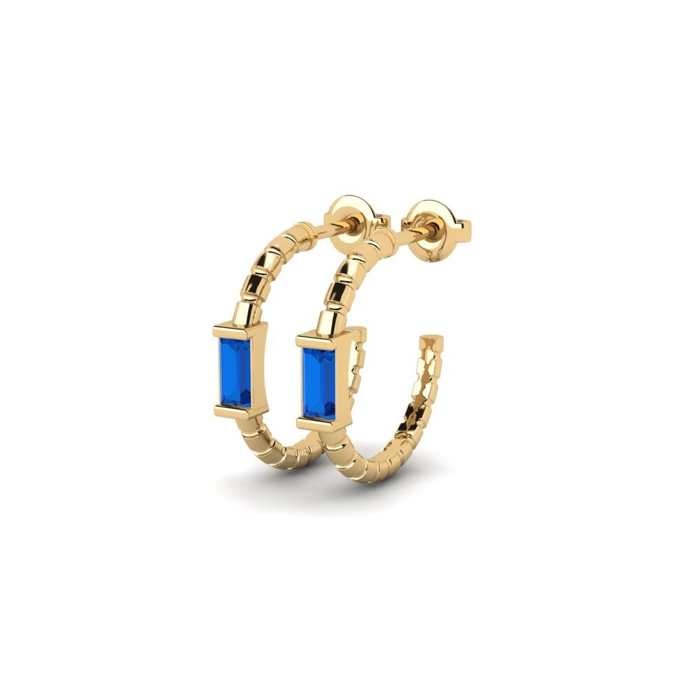 sapphire-zirconia Women's ต่างหู Smagne