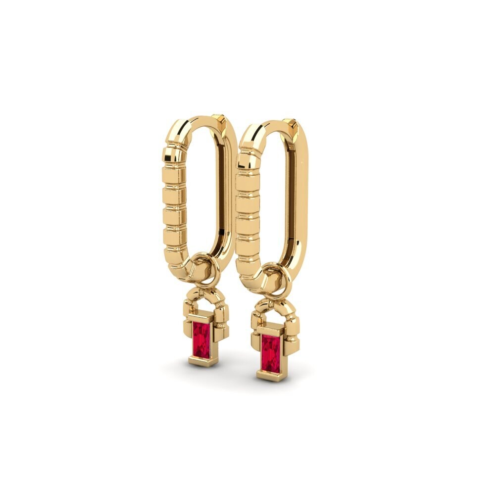 Ruby Women's Earring Souche