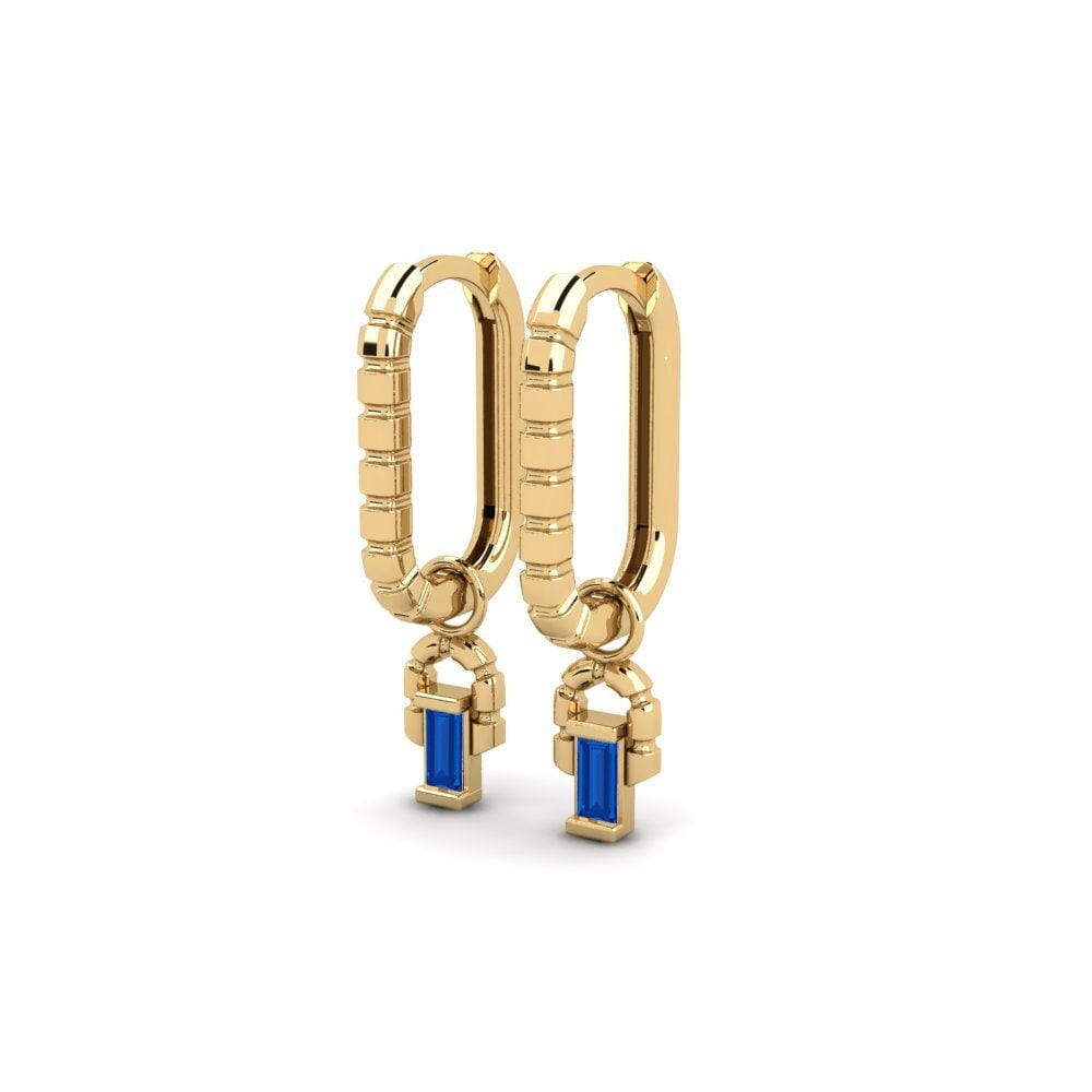 sapphire-zirconia Women's ต่างหู Souche