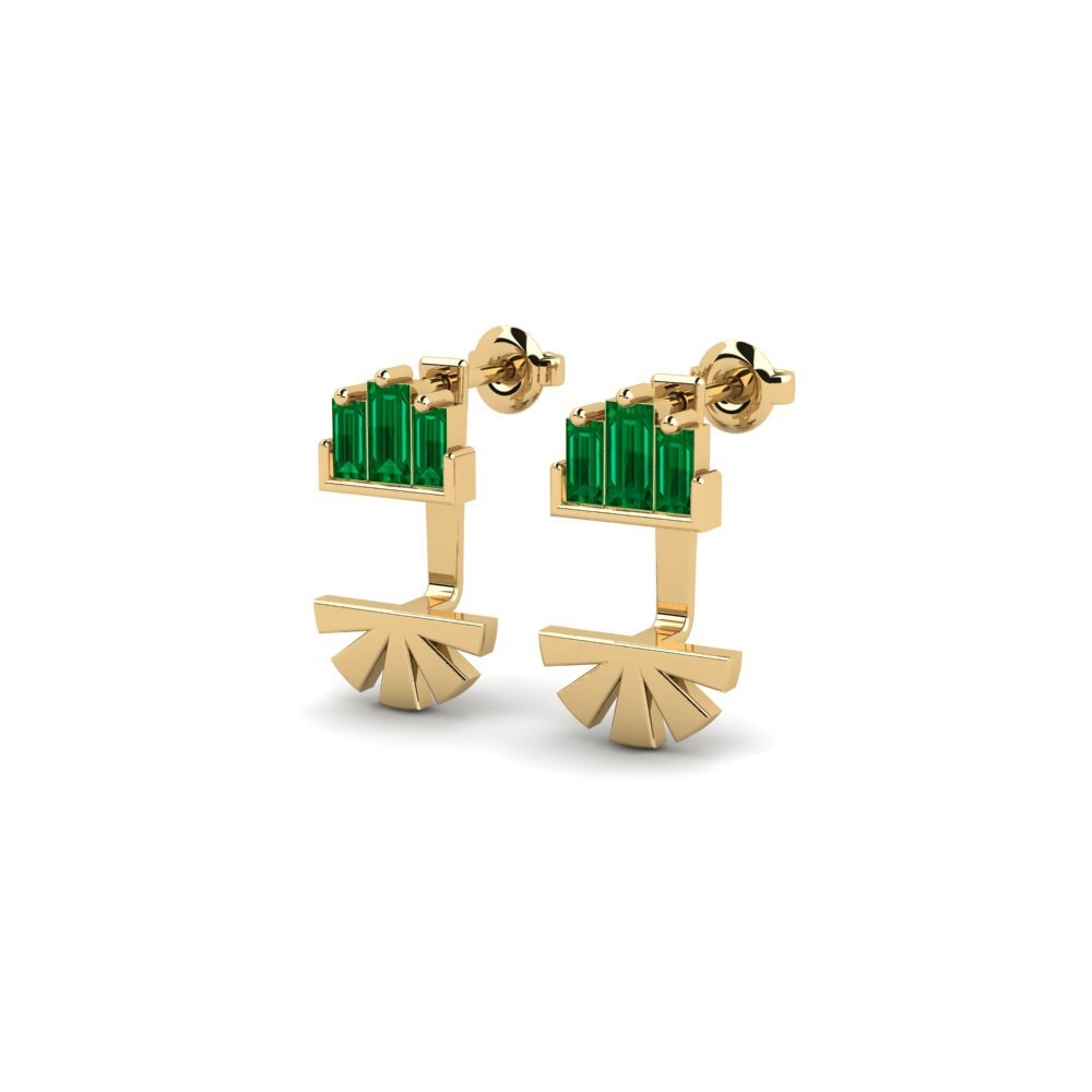 Green Zirconia Women's Earring Suhno